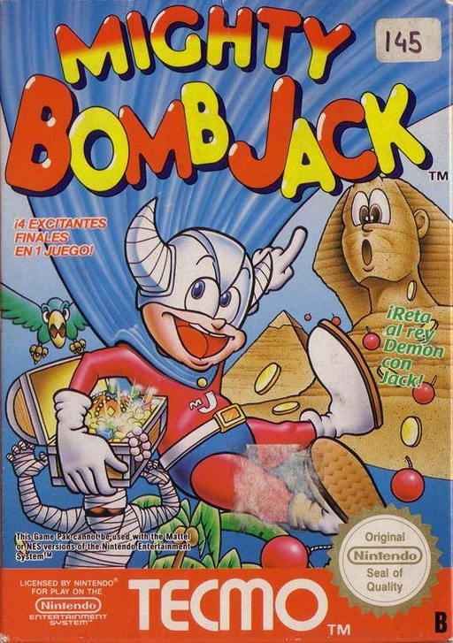Mighty Bomb Jack (Europe) box art